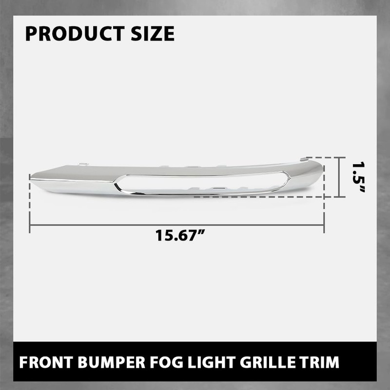 G-PLUS Front Bumper Fog Light Grille Trim Compatible with Benz