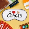 Azeeda 'I Love Corgis' Schlaf- / Reise-Augenmaske (EY00012950)