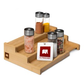 Organizador Alacena 3 Niveles Expandible Ultrachef Bambú