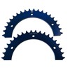Split Aluminum Sprocket for 420 or 40 Chain. Blue
