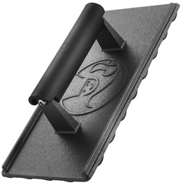 Cast Iron Grill Press - Heavy Duty Smash Burger Press w/Heat Resistant Handle - Sandwich Press, Burger Smasher, Hamburger Press - Bacon Press & Meat Press for Griddle - Great BBQ Grill Accessories