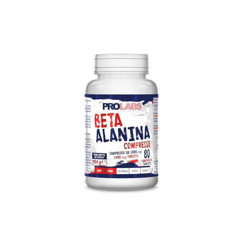 PROLABS BETA-ALANINA compresse da 1000 mg – Beta Alanina Pura