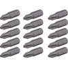 CRAFTSMAN Phillips Screwdriver Bit Set, 1-Inch, 15-Pack (CMAF121PH215)