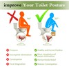 ROMGUAR CRAFT 7 Inch Bamboo Toilet Stool, Foldable Poop Stool,