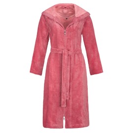 Vossen Palermo Women's Bathrobe, Plain Colour - Blue - 10