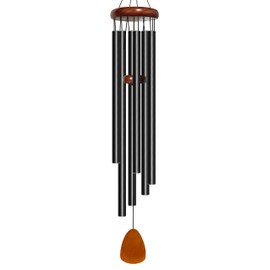 Bursvik Wind Chimes for Outside Deep Tone, 50 inch Large Wind Chimes, 6 Heavy Duty Tubes Aluminium Metal Extra Large Wind Chime, Decoration for Garden, Patio, Yard, Gift for Mother's Day(Waterdrop)