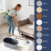 Spin Mop and Bucket System with180-Degree Rotating Head Telescopic Handle