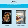 Aluminium Foil Food Containers with Lids - Pack of 50