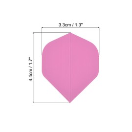 PATIKIL Dart Flights, 6 Pack PET Standard Darts Accessories Replacement Parts for Soft Tip Steel Tip, Light Purple