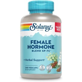 Solaray Female Hormone Blend SP-7C, Herbal Support 240 Count (Pack of 1)