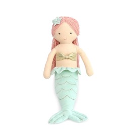 MON AMI Kaia The Mermaid Doll – 14”, Plush Mermaid Gifts for Girls, Use as Toy or Nursery Room Décor for Kids of All Ages, Great Gift for Christmas