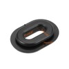sourcing map Side Cover Feed-Through Single Sided Oval Rubber Washer