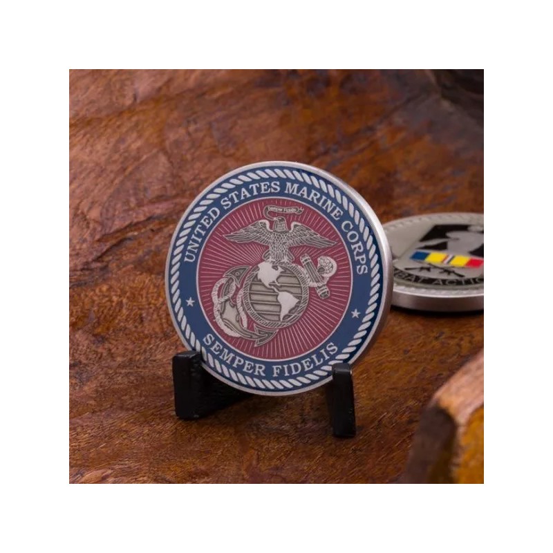 Marine Corps Combat Action Coin