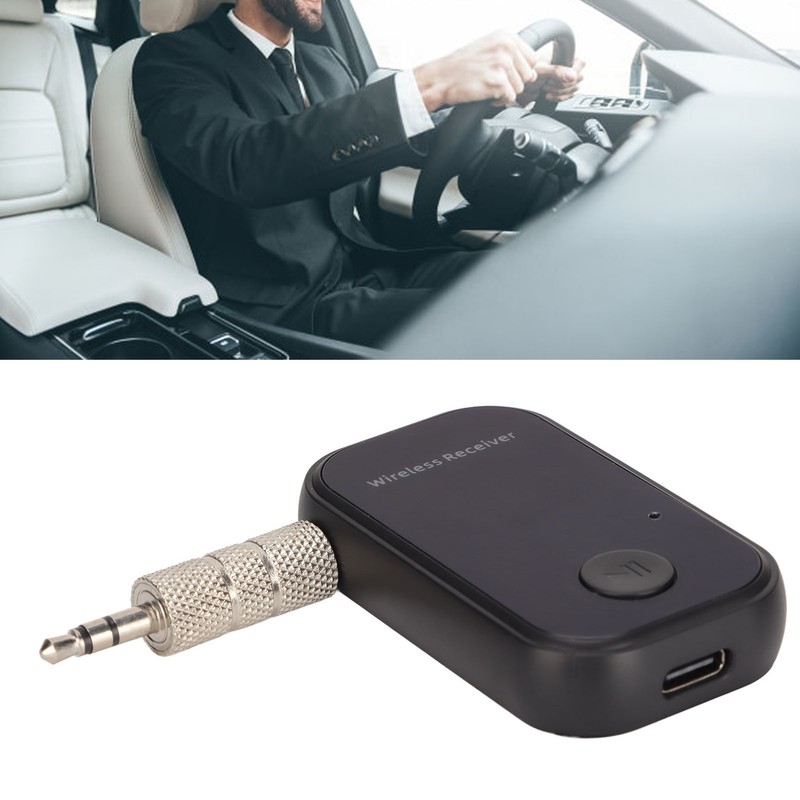 Car Wireless Bluetooth Audio Adapter Multifunctional Portable Hands Free Call