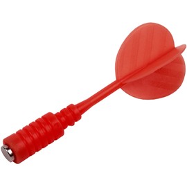 Karella Magnet Dartpfeil mit integrierter Magnetspitze, stabil mit hoher Magnetkraft, Ersatz-Darts Safety für alle Magnet Dartscheiben, Kinder und Erwachsene, Set:3 St. in rot