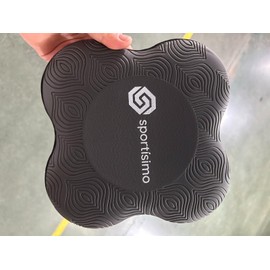 Rodilleras De Yoga Sportisimo Almohadilla Soporte Pilates Negro Unitalla Esterilla Suave y Gruesa de TPE, Soporte y Accesorios para Fitness, Pilates y Ejercicios de Rodillas