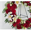 MUVIC Cemetery Wreath with Grave Holder, Memorial Day Wreaths for