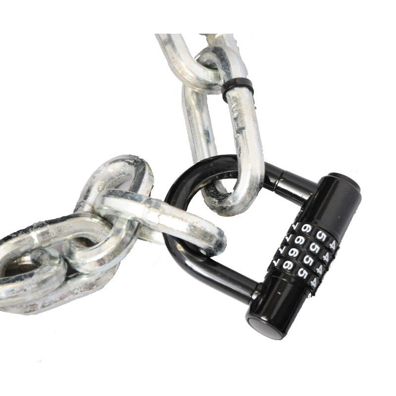 Mini Compact Padlock 4 Digit Combi 12mm Shackle U-Lock D-Lock