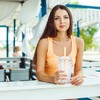 Yisituo 4 Pack 450ml Clear Plastic Iced Coffee Travel Cups,