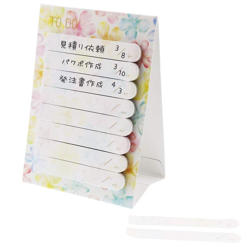 Sunstar Stationery ToDo S2824124 Stand Type, Latia, Happy Fleur, Shiny