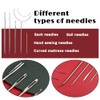 Ftyiwu Waxed Thread, Upholstery Needle and Thread 32 Yards with