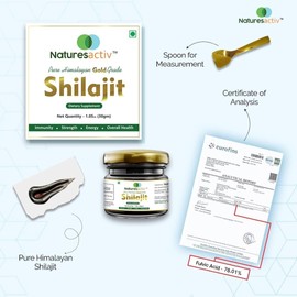 Pure Naturesactiv Pure Himalayan Shilajit High Potency Gold Grade for Men  Women best