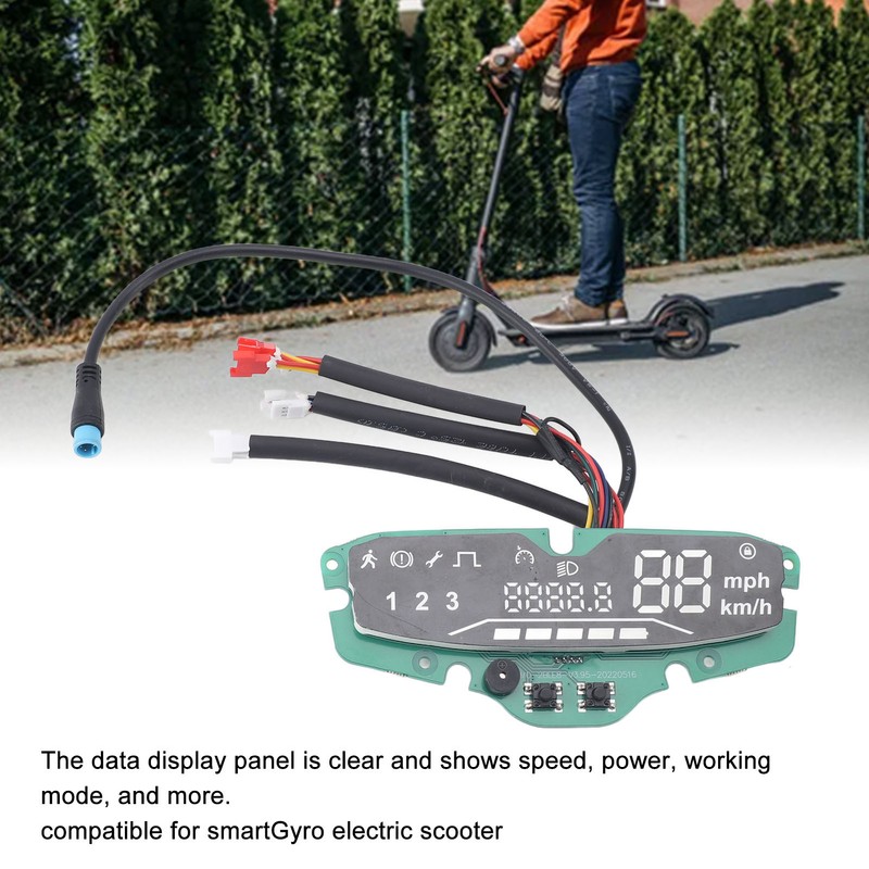 Dashboard Replacement for SmartGyro Electric Scooter Circuit Board Repair Parts