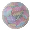 Soccer Ball PU Size 5 Light Color Reflective Glowing Soccer