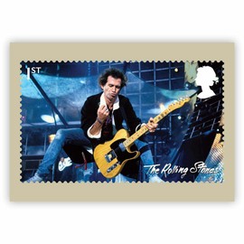THE ROLLING STONES, ORIGINAL ROYAL MAIL POSTCARD, YEAR 2018 # 03