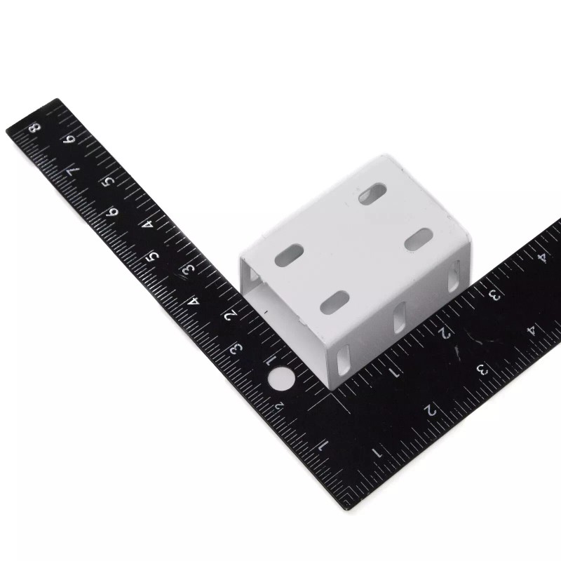 Freedom 2-3/4" Heavy Duty Fence Rail Bracket White Aluminum 2