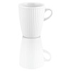 Pillivuyt Plisse taza, 9 onzas