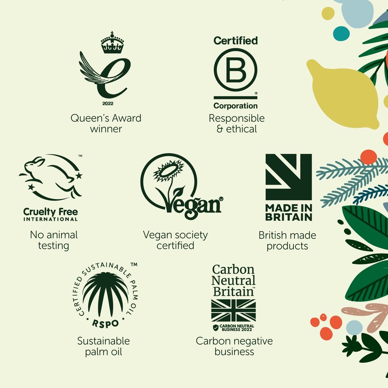 Eco Warrior Sensitive Body Soap Bar - Vegan, Cruelty Free,