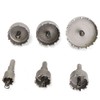 HSS Hole Saw Set, 4EVERHOPE 6 Pcs/Set Tooth Cutter Drill