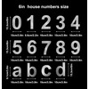 nanlyiau House Numbers door numbers stainless steel number Made of