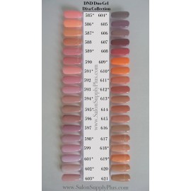 DAISY DND Daisy Duo Gel W/ matching nail polish -DIVA COLLECTION-  SUN TAN - 614