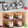 Delamu 2 Pack Pull Out Spice Rack Organizer for Cabinet,