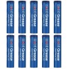 Mobil Polyrex EM grease; Polyurea; Blue; (10) 14oz tubes