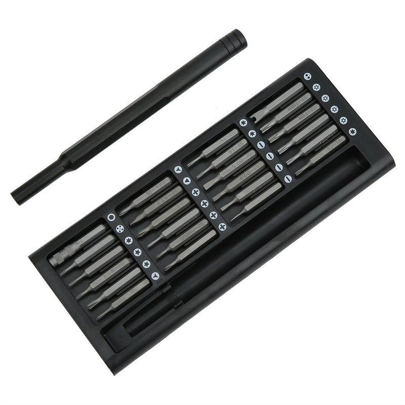 25 in 1 Multifunctional Aluminium Alloy Screwdriver Bit Kit for