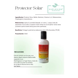 Protector Solar Suplevida Fps80 125ml