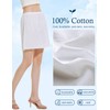 BEAUTELICATE Women's Half Slip 100% Cotton Vintage Underskirt Extender Bridal