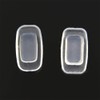 Eyeglass Nose Pads Pieces 11mm 4Pairs Replacement Square Rectangle Push