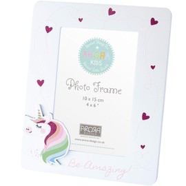 Arora 1965 Kids Unicorn Photo Frame, Multicolour, One Size