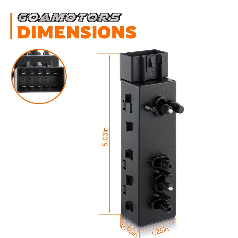 GoaMotors Front Driver Side Power Seat Switch Compatible with Nissan