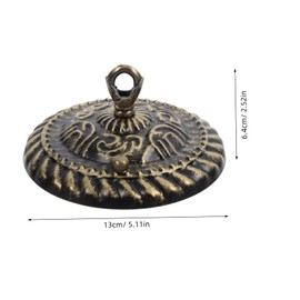 Operitacx Retro Deckenlampenschirm Kronleuchter Baldachin Stil Retro Befestigung Vintage Deckenbaldachin Gold Antik Baldachin Für Kronleuchter Deckenleuchten Baldachin