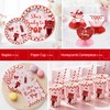 208Pcs Xynic She's Ready to Pop Baby Shower Decorations Tableware