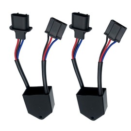 MACHSWON H4-To-H13 LED Head Light Decoders, 2Pcs Car Headlight Decoder 9V-16V, Anti-Flicker Decoder Adapter Compatible with Jeep Wrangler LED Headlights