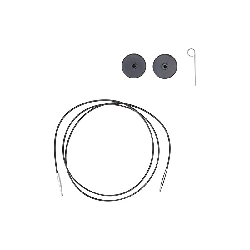 KnitPro KP10523 76 cm Interchangeable Cable, Black