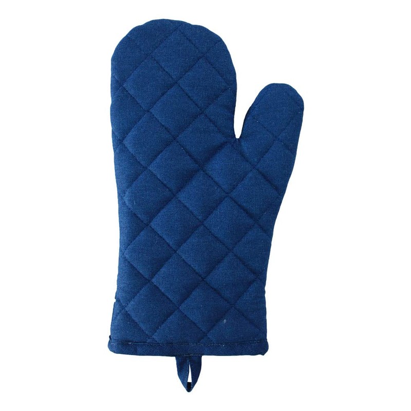 Sea-Club Oven Glove - Maritime Kitchen Cotton Quilted Blue/White