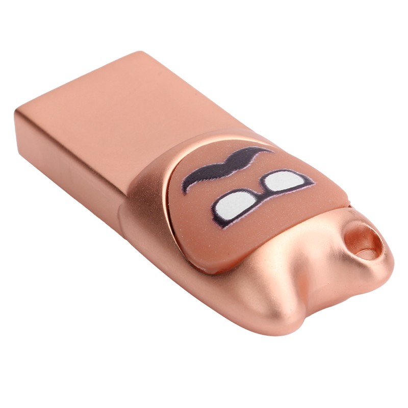 U Disk Cartoon Moustache Pattern USB Flash Drive Computer Data