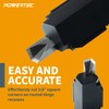 POWERTEC Square Corner Chisel – Spring-Loaded Mortise Chisel for Use